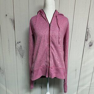 Patagonia Womens Cloud Stack Hoody Pink Size XL Style 54490 Organic Cotton EUC